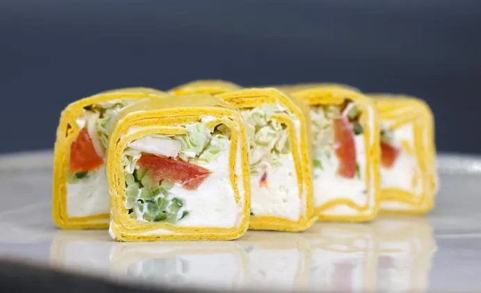 Тортилья с овощами 